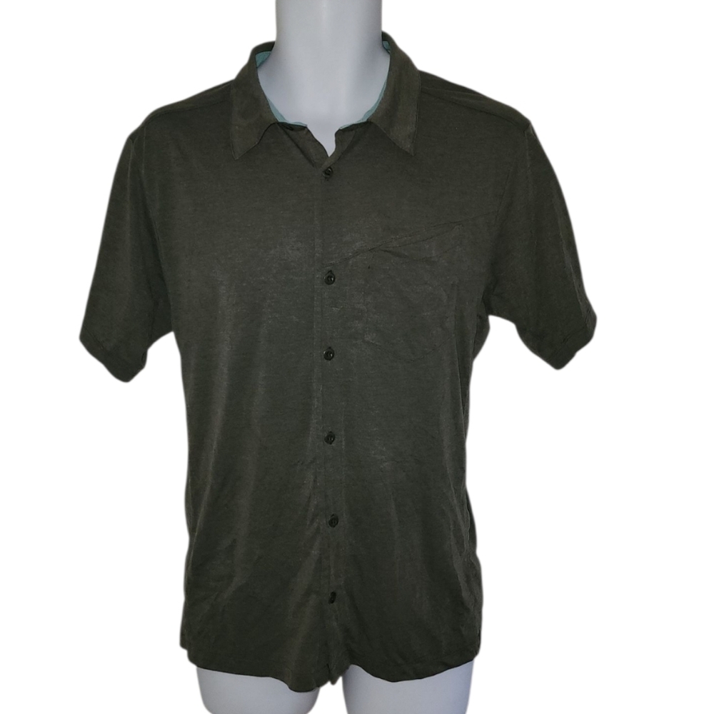 Outdoor Research Green Clearwater Short Sleeve Shirt - Men's M